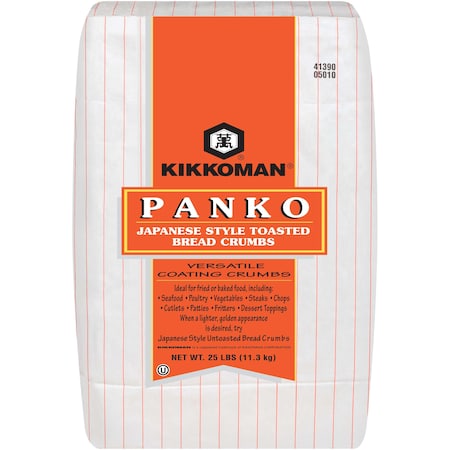 Kikkoman Panko Japanese Style Toasted Bread Crumbs 25lbs